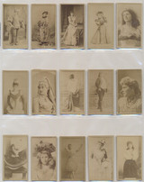 1887's - 1890's N245 Actors & Actresses Lot of 15 different  #*sku37345