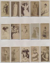 1887's - 1890's N245 Actors & Actresses Lot of 15 different  #*sku37349