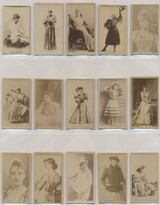 1887's - 1890's N245 Actors & Actresses Lot of 15 different  #*sku37352
