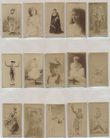 1887's - 1890's N245 Actors & Actresses Lot of 15 different  #*sku37353