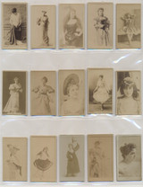 1887's - 1890's N245 Actors & Actresses Lot of 15 different #*sku37356