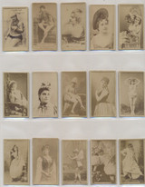 1887's - 1890's N245 Actors & Actresses Lot of 15 different #*sku37357