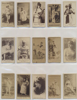 1887's - 1890's N245 Actors & Actresses Lot of 15 different #*sku37359