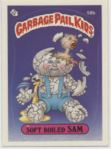 1985 Topps Garbage Pail Kids Series 2 #58b Soft Boiled Sam TOUGH #*sku37393