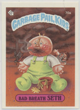1985 Topps Garbage Pail Kids Series 2 #70a Bad Breath Seth TOUGH #*sku37395