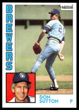 1984 Topps Nestle #35 Don Sutton Near Mint+ 