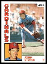 1984 Topps Nestle #49 John Stuper Near Mint+ 