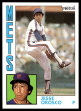 1984 Topps Nestle #54 Jesse Orosco Near Mint+ 