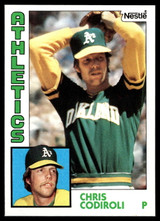 1984 Topps Nestle #61 Chris Codiroli Near Mint+ 