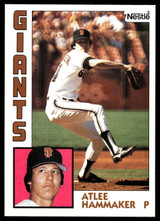 1984 Topps Nestle #85 Atlee Hammaker Near Mint+ 
