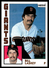 1984 Topps Nestle #129 Bill Laskey Near Mint+ 