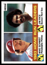 1984 Topps Nestle #132 /Mike Schmidt/Jim Rice Near Mint+ 