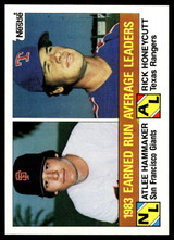 1984 Topps Nestle #137 Atlee Hammaker/Rick Honeycutt Near Mint+  ID: 524206