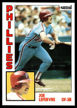 1984 Topps Nestle #148 Joe Lefebvre Near Mint+ 