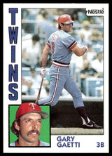 1984 Topps Nestle #157 Gary Gaetti Near Mint+ 