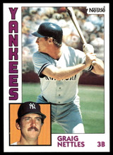 1984 Topps Nestle #175 Graig Nettles Near Mint+ 