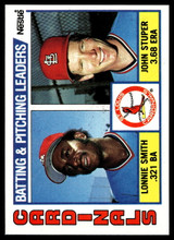 1984 Topps Nestle #186 Lonnie Smith/John Stuper Near Mint+ 
