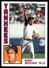 1984 Topps Nestle #204 Bobby Meacham Near Mint+ 