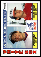1984 Topps Nestle #216 Carlton Fisk/Richard Dotson Near Mint+ 