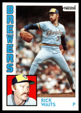 1984 Topps Nestle #218 Rick Waits Near Mint+ 