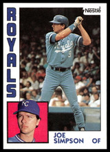 1984 Topps Nestle #219 Joe Simpson Near Mint+ 