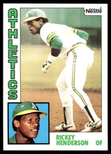 1984 Topps Nestle #230 Rickey Henderson NM-Mint 