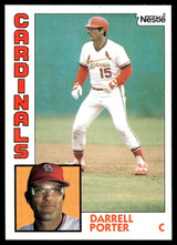 1984 Topps Nestle #285 Darrell Porter Near Mint+ 