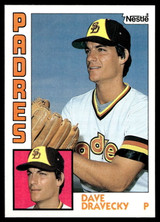 1984 Topps Nestle #290 Dave Dravecky Near Mint+ 