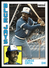 1984 Topps Nestle #312 Jorge Orta Near Mint+ 