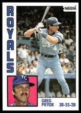 1984 Topps Nestle #317 Greg Pryor Near Mint+ 