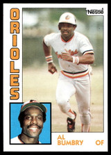 1984 Topps Nestle #319 Al Bumbry Near Mint+ 