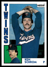 1984 Topps Nestle #322 Ken Schrom Near Mint+ 
