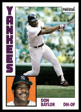 1984 Topps Nestle #335 Don Baylor Near Mint+ 