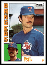 1984 Topps Nestle #341 Dave Tobik Near Mint+ 