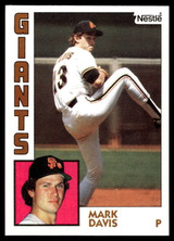 1984 Topps Nestle #343 Mark Davis Near Mint+ 