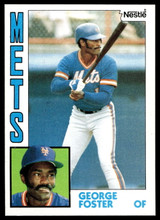 1984 Topps Nestle #350 George Foster Near Mint+ 