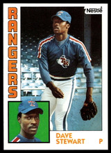 1984 Topps Nestle #352 Dave Stewart Near Mint+ 