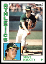 1984 Topps Nestle #369 Steve McCatty Near Mint+ 