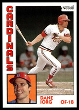 1984 Topps Nestle #416 Dane Iorg Near Mint+ 