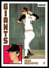 1984 Topps Nestle #428 Fred Breining Near Mint+  ID: 524471