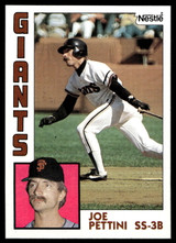 1984 Topps Nestle #449 Joe Pettini Near Mint+ 