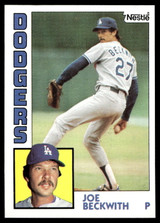 1984 Topps Nestle #454 Joe Beckwith Near Mint+ 