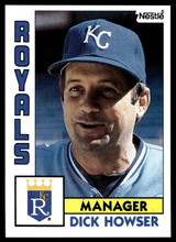 1984 Topps Nestle #471 Dick Howser Near Mint+ 