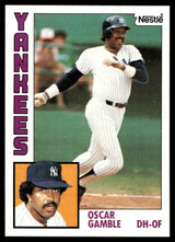 1984 Topps Nestle #512 Oscar Gamble Near Mint+ 