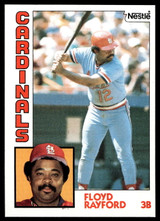 1984 Topps Nestle #514 Floyd Rayford Near Mint+ 