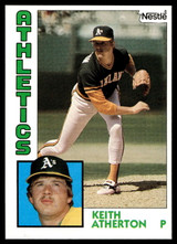 1984 Topps Nestle #529 Keith Atherton Near Mint+ 
