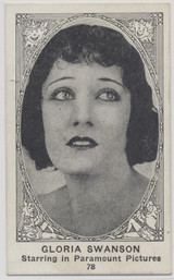 1922/23 American Caramel Co. E123-1 Movie Actors and Actresses #78 Gloria Swanson   #*sku37434
