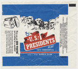 1972 TOPPS U. S. PRESIDENTS WRAPPER (Minor Flaws)  #*sku37438