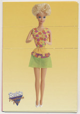 1993 Mattel Barbie Promo Trifold Card With Multiple Flaps  #*sku37470