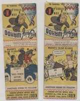 circ. 1937 R22-1 Big Chief Wahoo Matchbook Cover  Lot of 2  #*sku37513